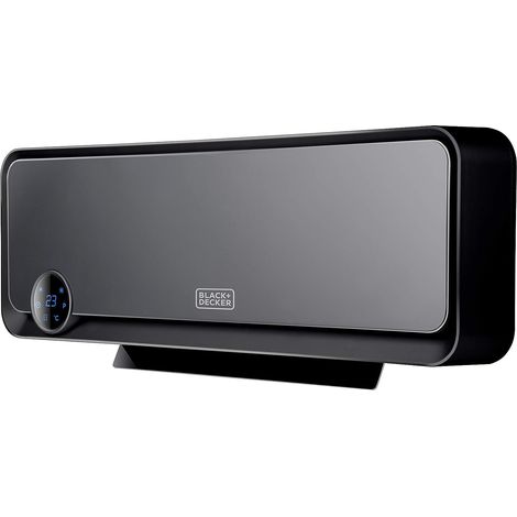 Termoconvettore Caldo Bagno Black&Decker Stufa Elettrica Ceramica con Telecomando