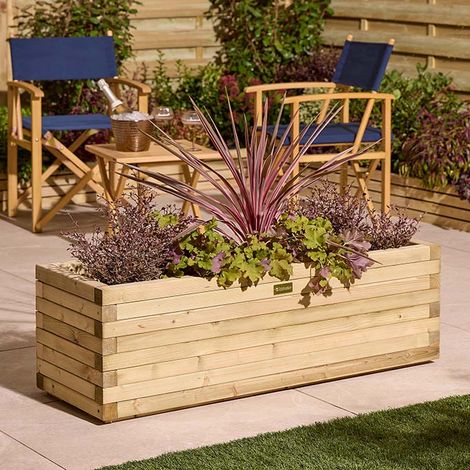 Rowlinson Premier Patio Trough Planter 1.2m (1/5)