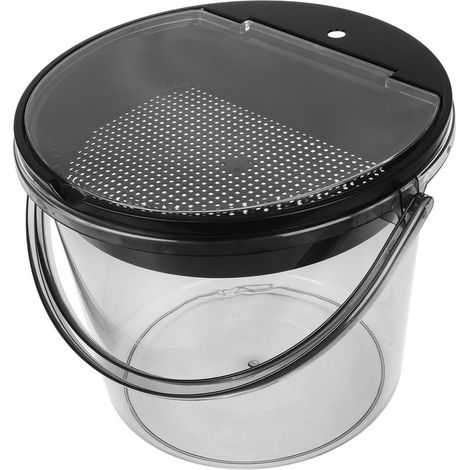 Composteur De Comptoir Pour Cuisine Avec Couvercle Petite Poubelle De Cuisine Pour Marc De Thé Seau De Compost Poubelle De Comptoir (1/5)