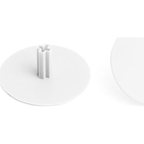 HERRAJES ALK tapa embellecedora allen 6 ø40 pivote 14 acabado blanco (1/3)