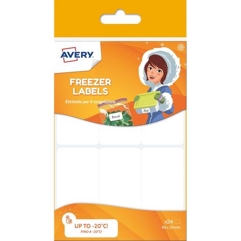 Avery CONG24-UK étiquette auto-collante Rectangle Permanent Blanc 24 pièce(s)
