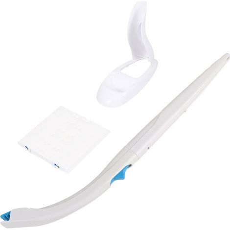 Spazzola per la pulizia, foro per appenderla, manico ad arco per il bagno e la toilette (1/4)