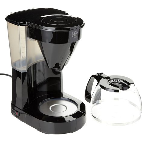Melitta Easy Macchina per il caffè Nero Capacità tazze=10 Caraffa in vetro (1/8)