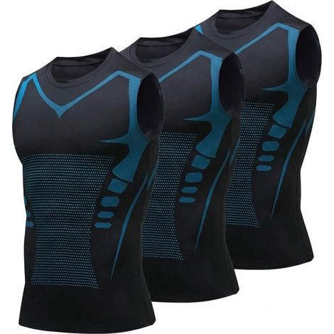 Combinaison de sport sans manches, extensible, respirante et à séchage rapide, sous-vêtement technique à séchage rapide, gilet sans manches (1/5)