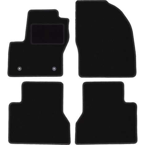 Tappetini auto in velluto nero per: Ford Tourneo Connect kombivan (2013-2017) (1/5)