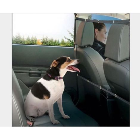 Filet De Séparation - Pour Voiture - Protection Chien Coffre Arrière - Universel - 1 Pièce (1/4)