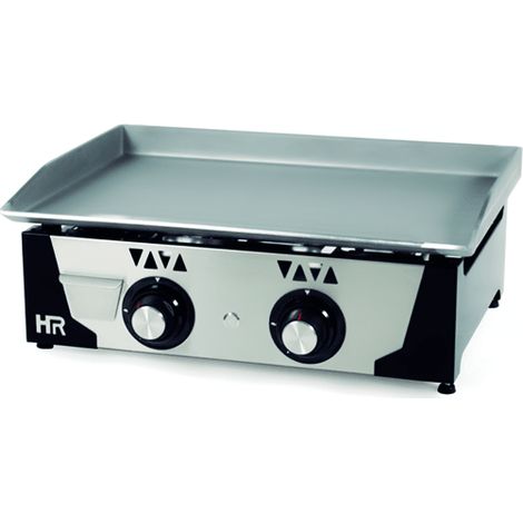 Plancha Gaz Acier Poli 6 mm 8000 W - HR Fainca