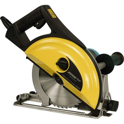 Sierra circular con cortador de metal seco a mano 8203 incl. Cuchilla aserrada D-203 42Z para acero inoxidable jepson