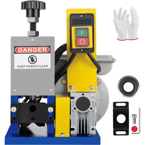 Mophorn Machine a denuder les fils electriques Φ1.5mmΦ25mm 180W Denudeur de cable automatique avec lame supplementaire