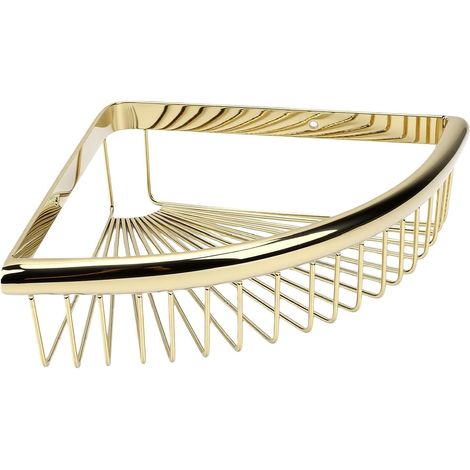 Stainless Steel Corner Bathroom Shelf (1/5)