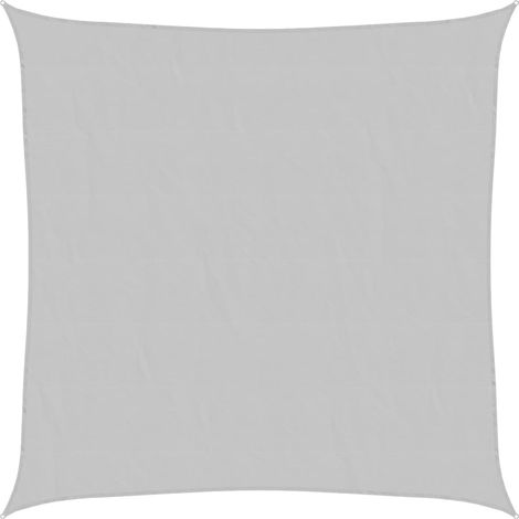 Voile d'ombrage  Voile de parasol gris clair 2x2 m 100% polyester oxford
