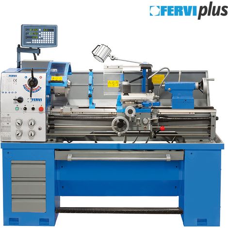 Parallele Eisenmetalldrehmaschine mit Anzeigezahnradern Fervi t069/400v3a