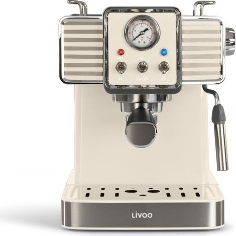 Macchina per caffè espresso da 15 bar con panna - DOD174C - Livoo (1/5)
