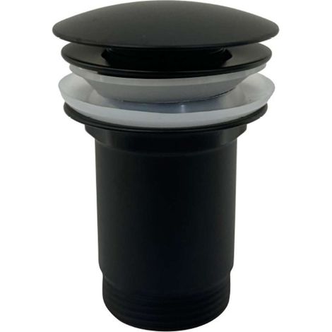 kielle Ablaufgarnituren - Waschtischablauf, ClickClack, Metall, schwarz matt 30901134