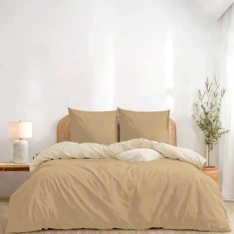 Housse de Couette 260x240 avec 2 Taies d'oreiller 65x65 cm (1/5)