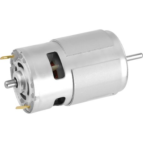 Moteur électrique CC à balais 12V 10000tr/min, roulements à billes doubles, haute vitesse, faible bruit, référence XD-775 (1/5)