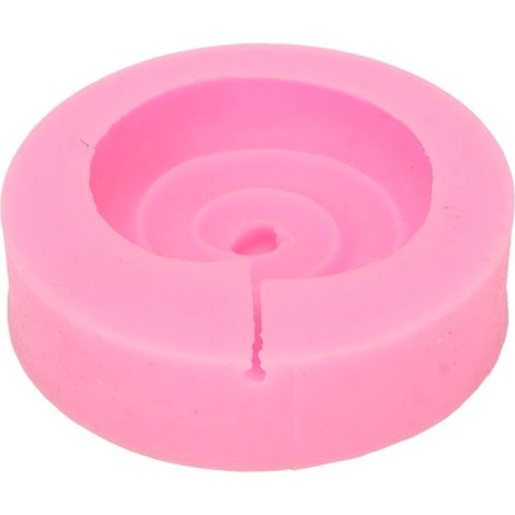 Moule à bougie en silicone en forme de biscuit pour DIY, coulée de résine époxy, bougie parfumée, savon, gâteau (1/5)