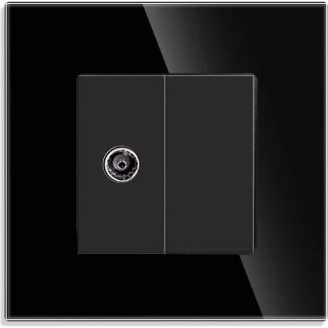 Conector TV, KOOB frontal negro cristal (1/5)