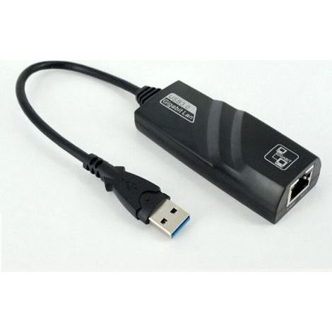 USB Ethernet Adapter, Auto Support MDIX USB3.0 Gigabit to RJ45 Network Card, USB Network Card for External Tablet PC (1/3)