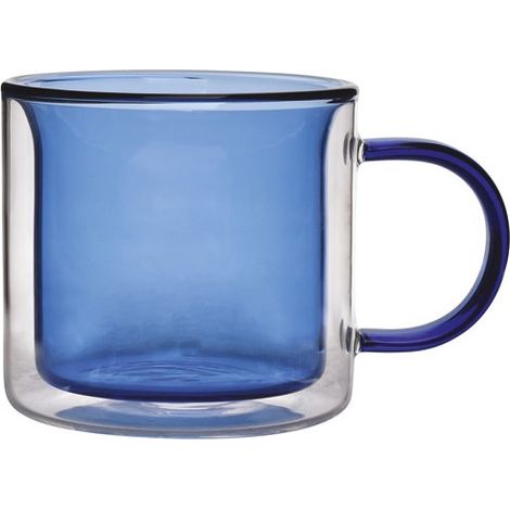 Liv Set aus 2 Gläsern 27cl Doppelwandig Blau - Ona