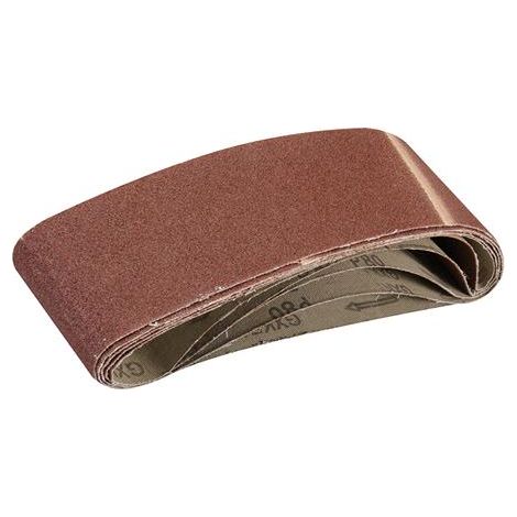 Nastri abrasivi 75 x 533mm in ossido di alluminio per levigatrici a nastro prezzo silverline-Grana 80