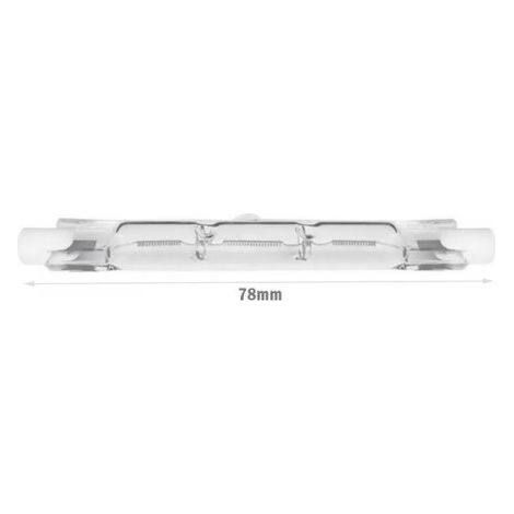 2 PZ Lampade Alogena Dimmerabile, Lampada R7S 78mm 120W 2215 Lumen Bianco Caldo 2800K (1/2)