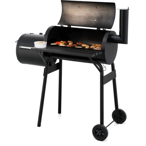 Tepro Smoker Wichita Grillwagen Holzkohlegrill Kohlegrill Barbecue Grill (1/5)