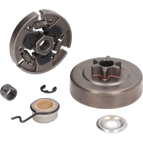 Kit Embrayage 3/8LP Pignon Chaîne pour Tronçonneuse Stihl 017 018 021 023 025 MS170 MS180 (1/5)