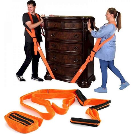 Sangles de transport pour le déménagement de meubles, portage à l'épaule ou à l'avant-bras, corde de levage pour meubles lourds, ceinture de transport. (1/5)