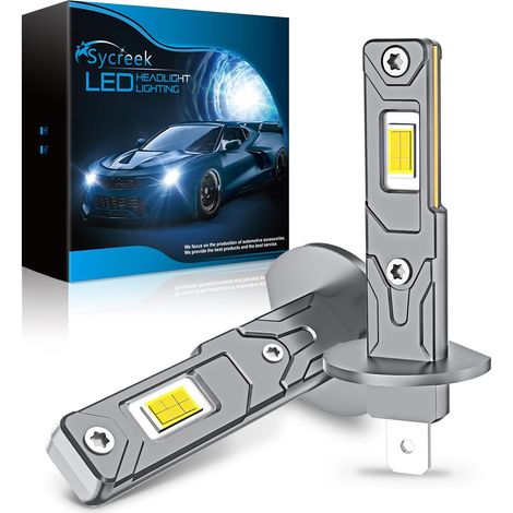 H1 LED Bulbs 26000LM 6000K Fanless Canbus (1/5)