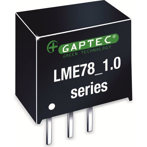 GAPTEC Convertisseur DC-DC, Électronique, SIP3, 6-36Vin, 3,3Vout, 1000mA, 11,6x8x10,4mm
