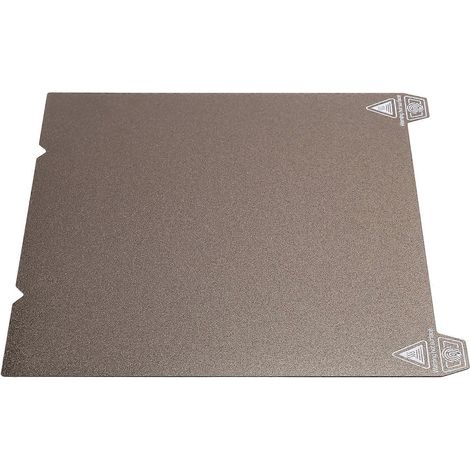 Plateau d'impression double face chauffant 235 x 235 mm pour Creality K1 plaque en acier PEI. (1/5)