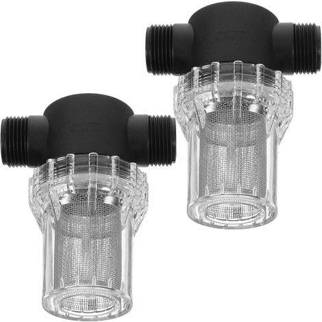 Filtre en ligne pour système d'irrigation goutte à goutte, filtre à sédiments (lot de 4) pour tuyau d'arrosage (1/5)