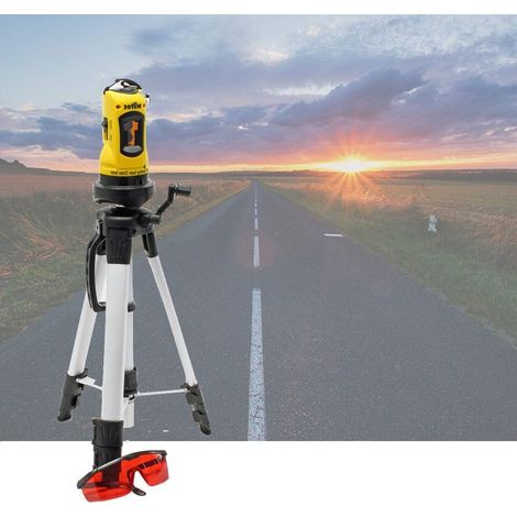 Le Poisson Qui Jardine – Niveau laser professionnel sur trépied réglable 120 cm – Mesure précise des angles – Coffret de transport inclus (1/5)
