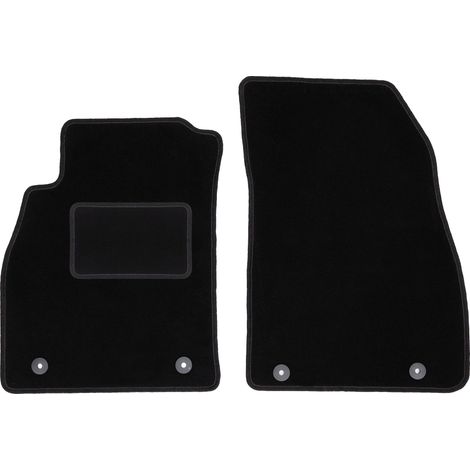 Alfombrillas delanteras negras para: Opel Insignia A sedán, familiar, gran turismo, liftback (2008-2017) (1/5)