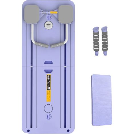 Equipo de ejercicio, diseño plegable, entrenador de fuerza abdominal, MORADO (1/2)
