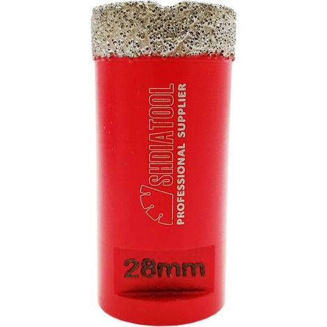 Forets Diamant 28mm Trépans de Forage avec Filetage M14 pour Perçage à sec en Porcelaine Carrelage Granit Marbre (1/5)