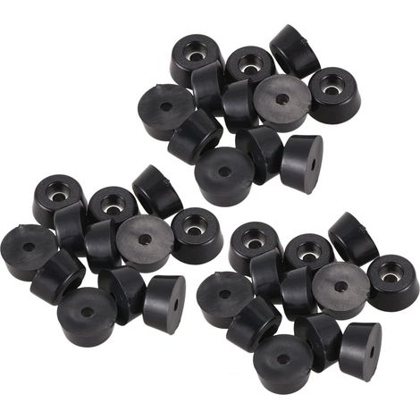Rondelles coniques antidérapantes en caoutchouc pour meubles, 22 mm x (1/5)