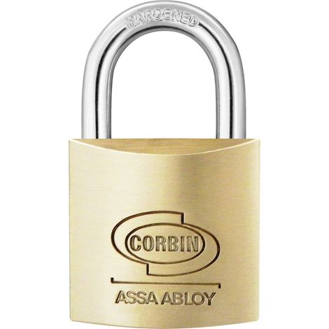 12PZ CORBIN LUCCHETTO RETTANGOLARE MM. 25 (1/2)