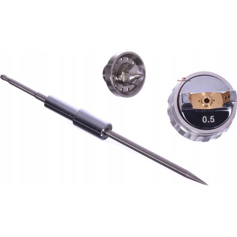 KIT DE PIEZAS DE BOQUILLA CON AGUJA PARA PISTOLA DE PINTURA AUARITA H-921 0.5MM