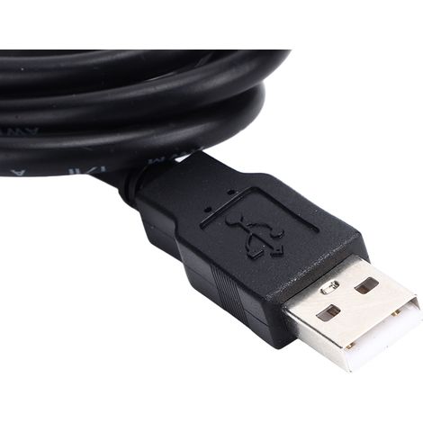 Adaptateur secteur 5V pour téléphone portable, utilisable à domicile, pour canapé ou fauteuil inclinable. Installation facile sur meuble. Double port de charge USB, longueur 2,5 m. (1/5)