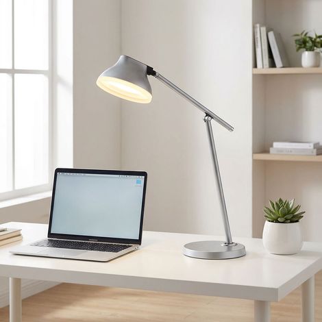 Tischleuchte Bürolampe Schreibtischlampe LED Touchdimmer beweglich H 56 cm