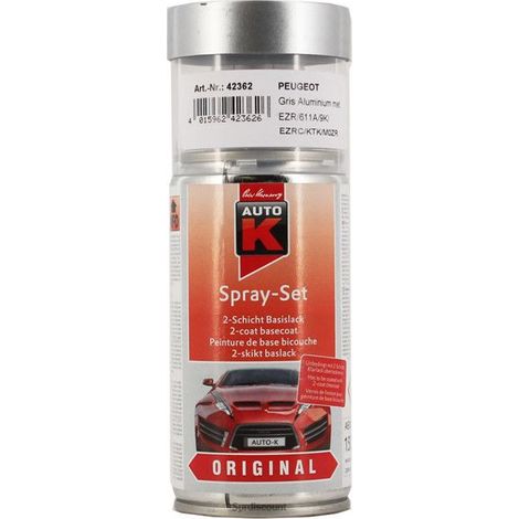 EZR GRIS ALUMINIUM MET (Bombe Peinture 150 ml)....