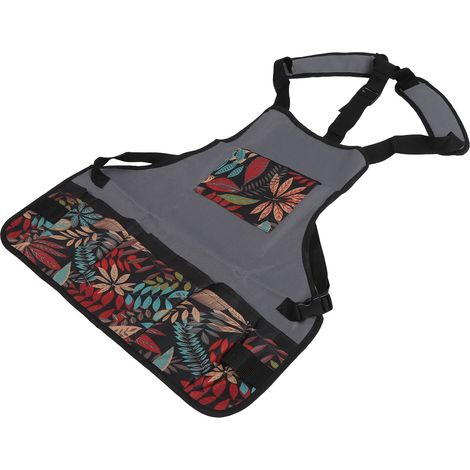 Tablier de jardinage à poches, résistant à l'eau, en tissu Oxford lavable, pour les travaux de jardinage et la peinture artistique. (1/5)