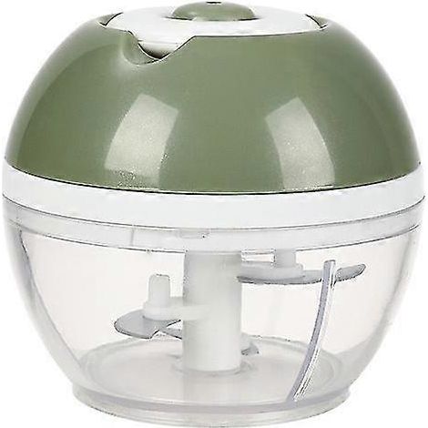 Mini broyeur d'ail vert, coupe-ail, hachoir à ail, presse-ail, mini robot culinaire, lames en acier inoxydable durables et faciles à utiliser (1/2)