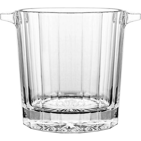 Seau à glaçons de table en verre transparent pour bouteille et boisson 2,22 L - 20,5 cm - PANGIVO (1/3)