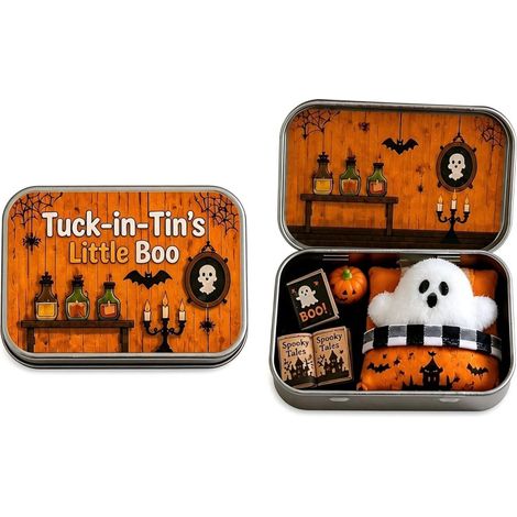 Irovami Fantôme poche boîte métal – miniature Halloween, figurine (1/5)
