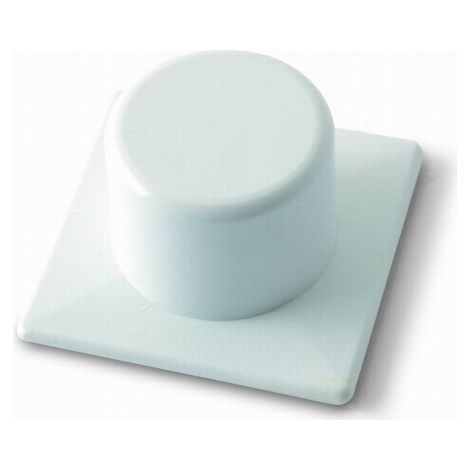TOPE PUERTA PLÃSTICO. ADHESIVO / BLANCO. BLISTER 2 UDS. - BRINOX