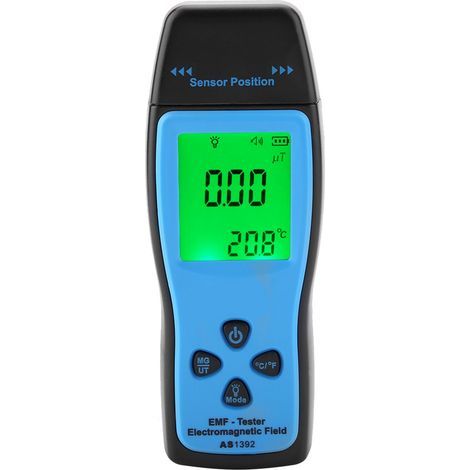 Détecteur EMF Numérique AS1392 avec Affichage LCD Mini pour Mesures Électromagnétiques (1/5)