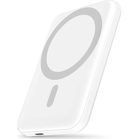 Magnetic External Battery 20W Wireless Charger Power Bank Portable Battery Powerbank Induction Compatible with 17 16 15 14 13 12 Pro Max Plus iPad etc (1/5)